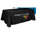 Digitally Printed Poly Poplin Premium Table Throw - 88"x156"